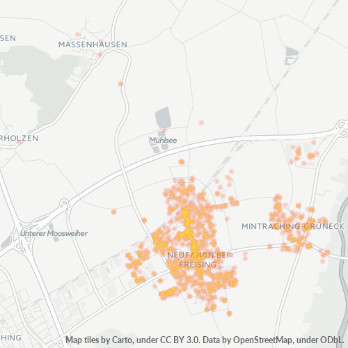 85375 Standortdichte-Heatmap