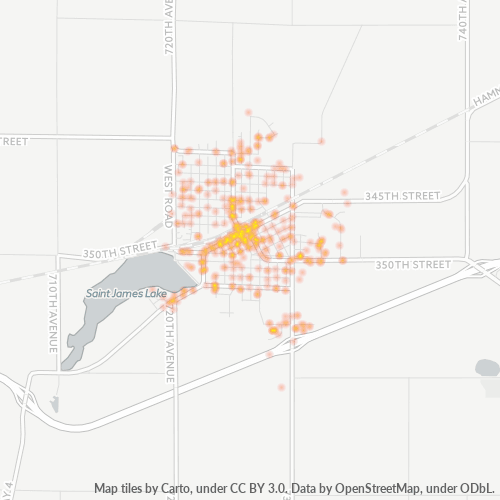 56081 Business Density Heatmap