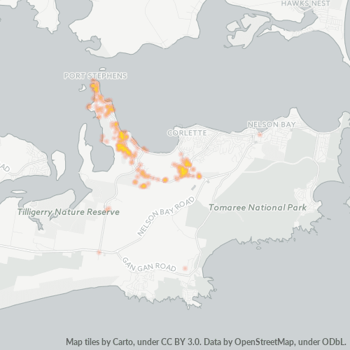 2317 Business Density Heatmap