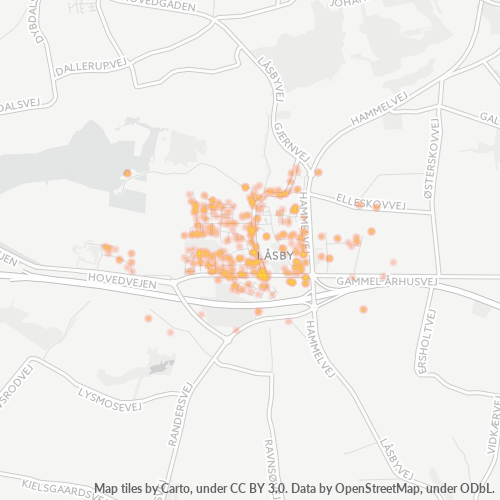 8670 Heatmap over forretningstæthed