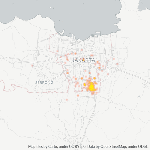 13730 Peta Panas Densitas Bisnis