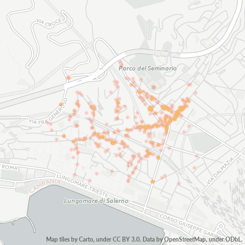 Mappa di calore per cap 84125