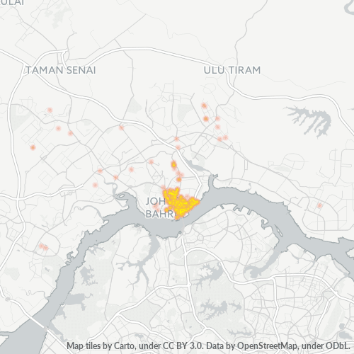 80300 Heatmap Ketumpatan Perniagaan