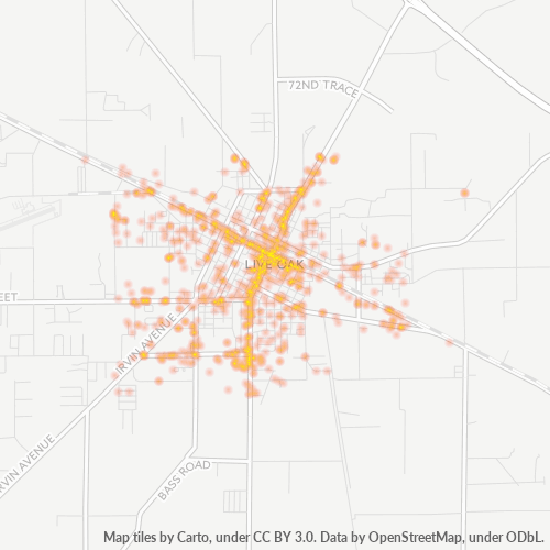 32064 Business Density Heatmap