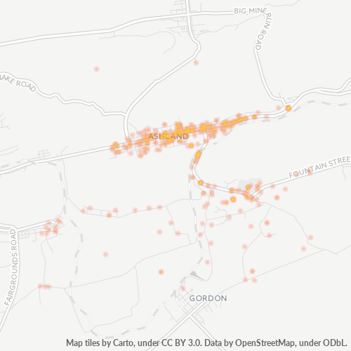 17921 Business Density Heatmap