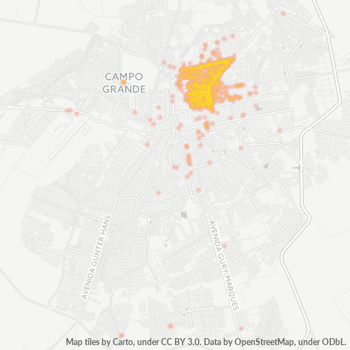 79010-000 Heatmap de Densidade da Empresa