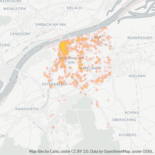 Heatmap für postleitzahl 5280