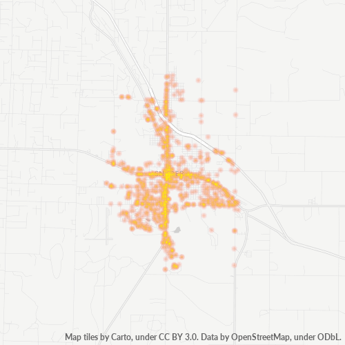 79549 Business Density Heatmap