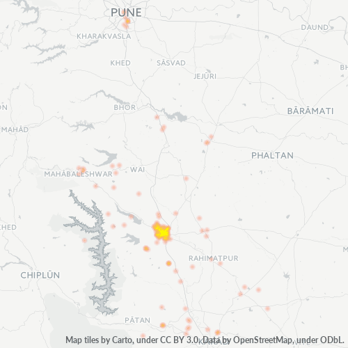 415001 Business Density Heatmap