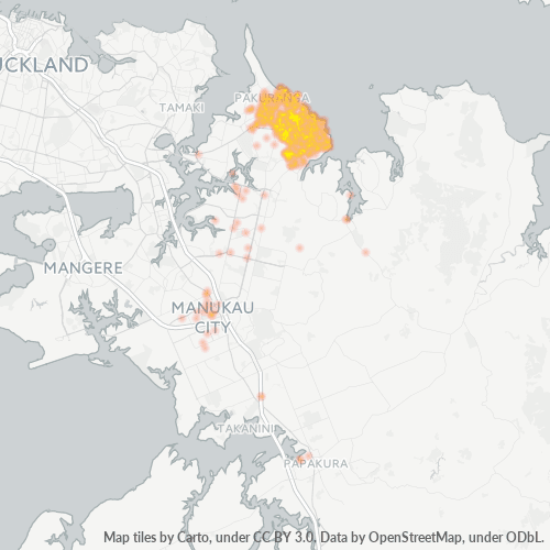 2014 Business Density Heatmap