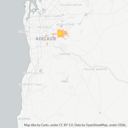 5072 Business Density Heatmap