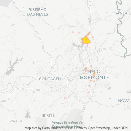 31710-000 Mapa de calor de densidad empresarial