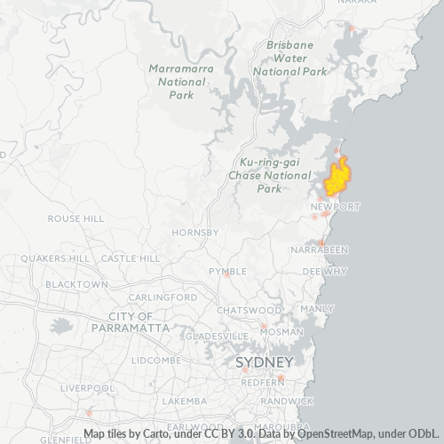 2107 Business Density Heatmap