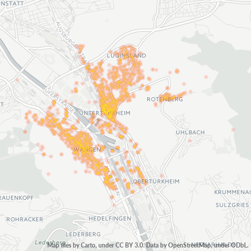 70327 Standortdichte-Heatmap