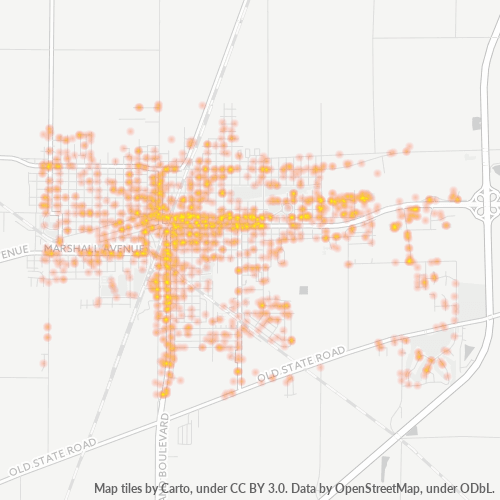 61938 Business Density Heatmap