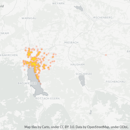 Heatmap für plz 83703