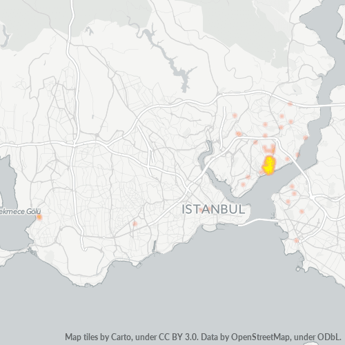 34353 Şirket Yoğunluğu Isı Haritası
