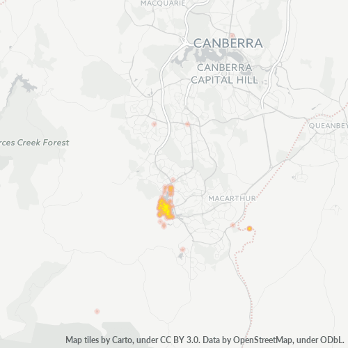 2900 Business Density Heatmap