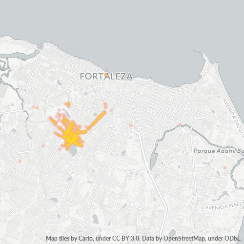 60440-000 Heatmap de Densidade da Empresa