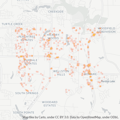 31005 Business Density Heatmap