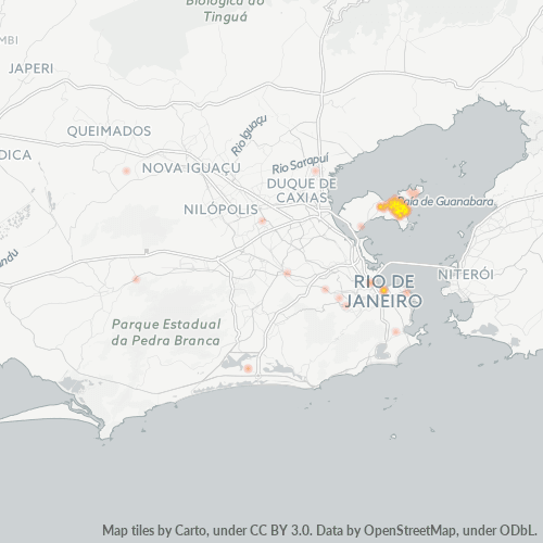 21921-000 Mapa de calor de densidad empresarial