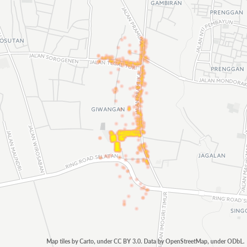 55163 Peta Panas Densitas Bisnis