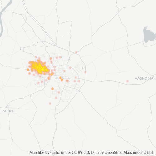 390023 Business Density Heatmap