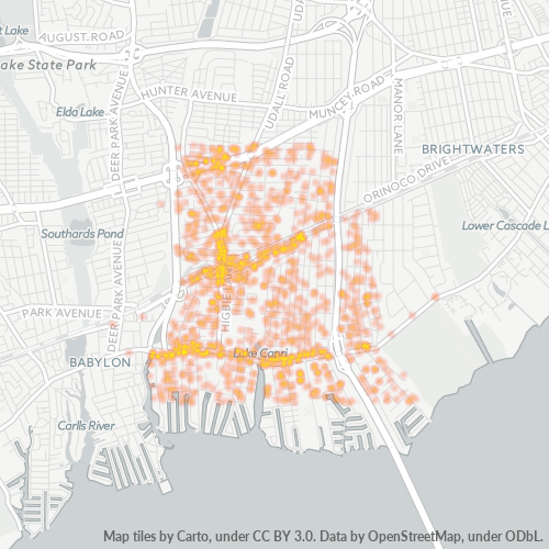 11795 Business Density Heatmap