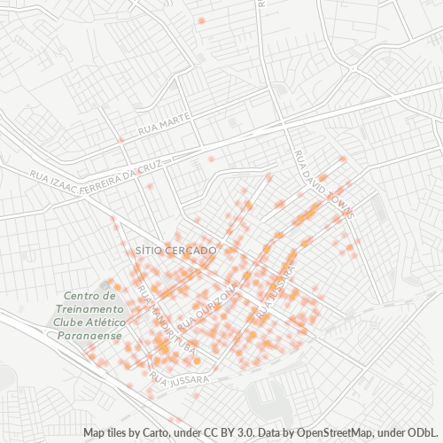 81925-000 Mapa de calor de densidad empresarial