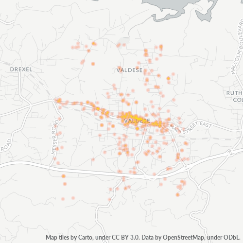 28690 Business Density Heatmap