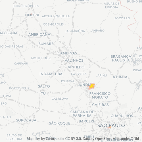 13222-000 Heatmap de Densidade da Empresa
