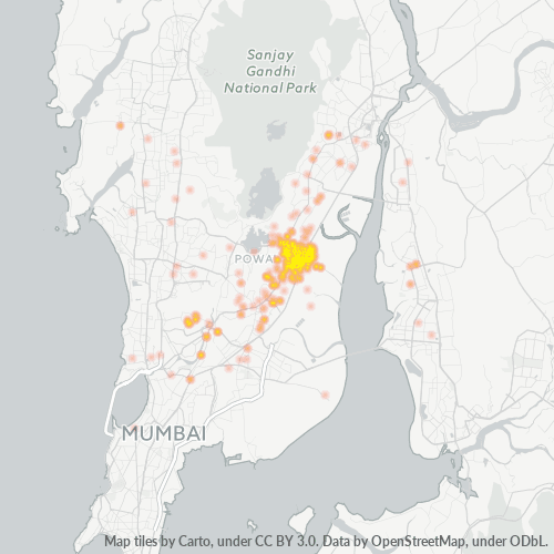 400083 Business Density Heatmap