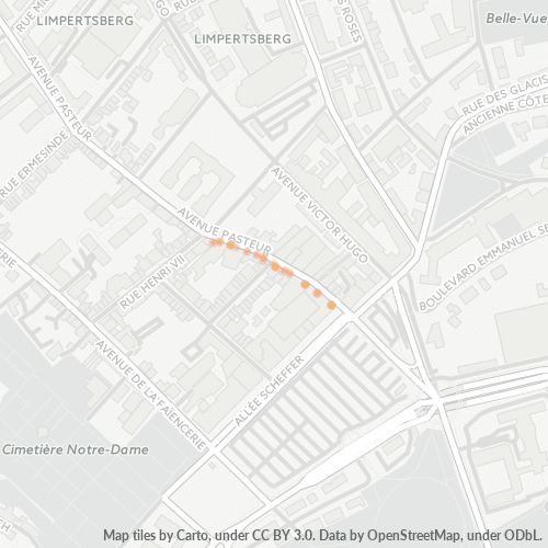 2311 Thermocarte de densité d'activité