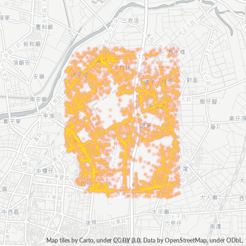 710 商業密度熱圖