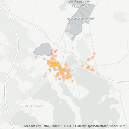 Heatmap für plz 19306