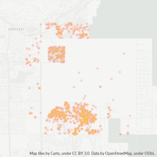 85262 Business Density Heatmap
