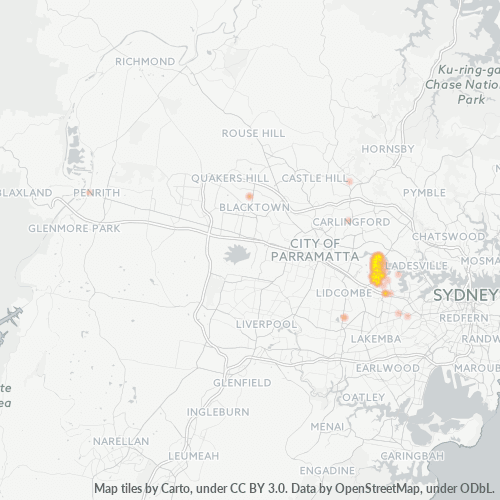 2138 Business Density Heatmap