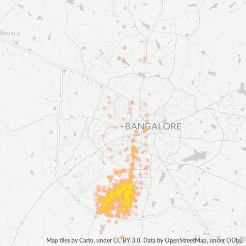 560062 Business Density Heatmap