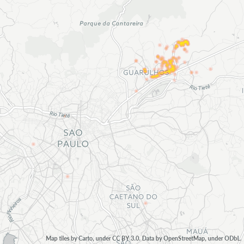 07190-000 Heatmap de Densidade da Empresa