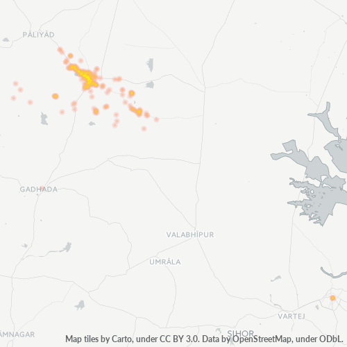364710 Business Density Heatmap