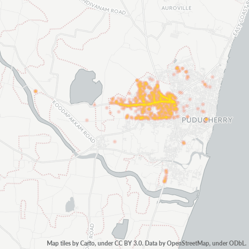 605009 Business Density Heatmap