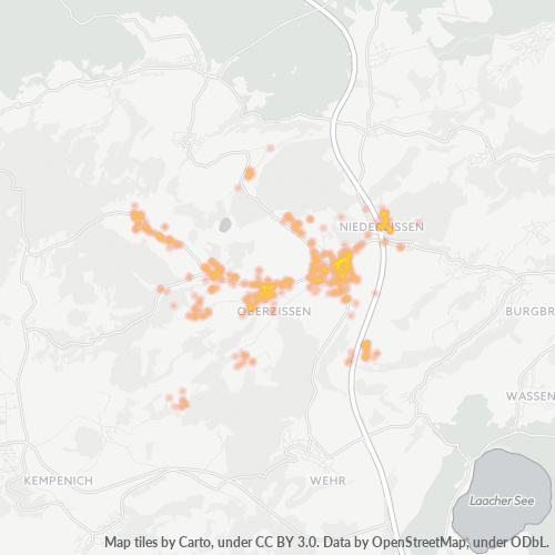 Heatmap für plz 56651