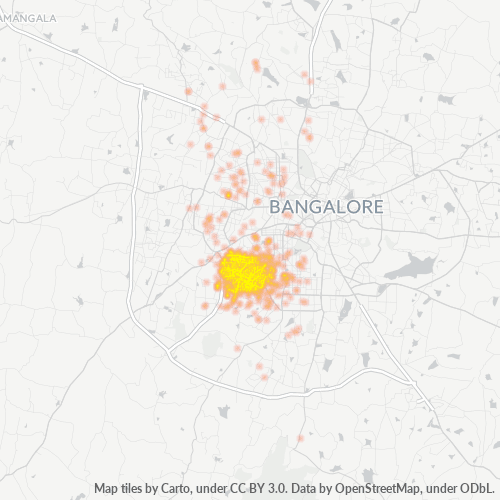 560085 Business Density Heatmap