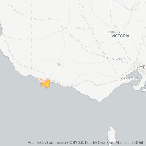 3305 Business Density Heatmap