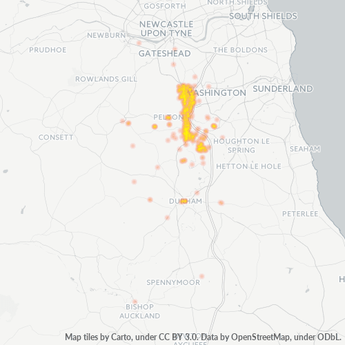DH3 Business Density Heatmap