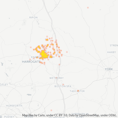 HG5 Business Density Heatmap