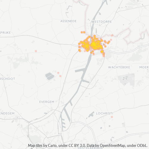 9060 Heatmap Bedrijfsdichtheid