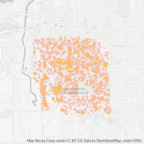 68502 Business Density Heatmap