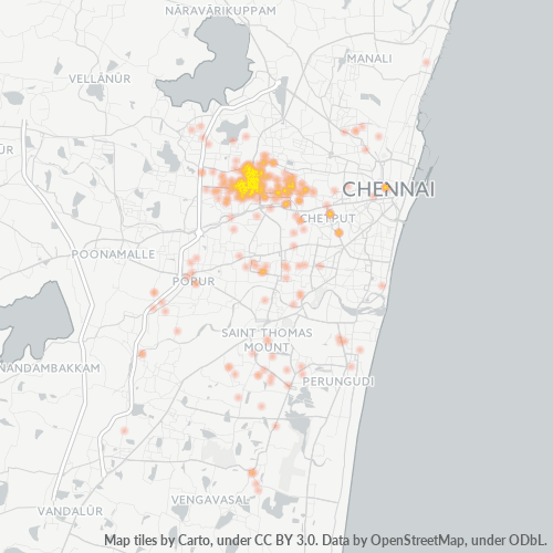 600101 Business Density Heatmap