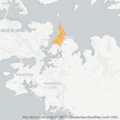2012 Business Density Heatmap